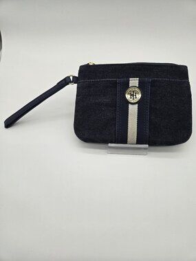 Tommy Hilfiger Denim Stripe Wristlet